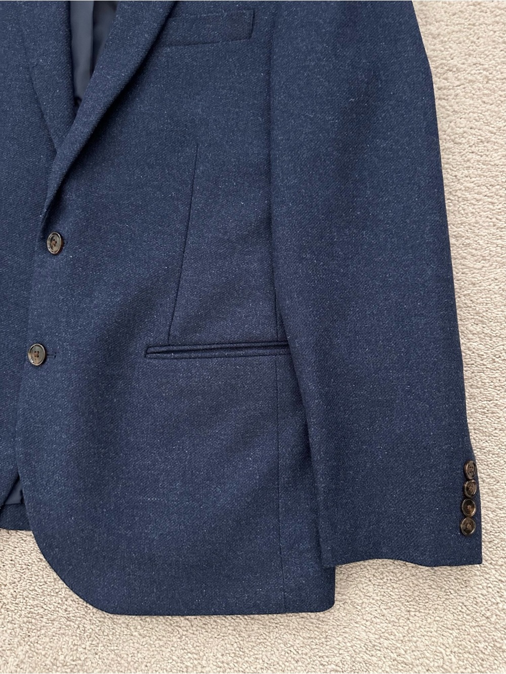 J. Crew Wool Thompson Blazer in Navy Blue - Fall / Office / Tailored - Picture 5 of 15